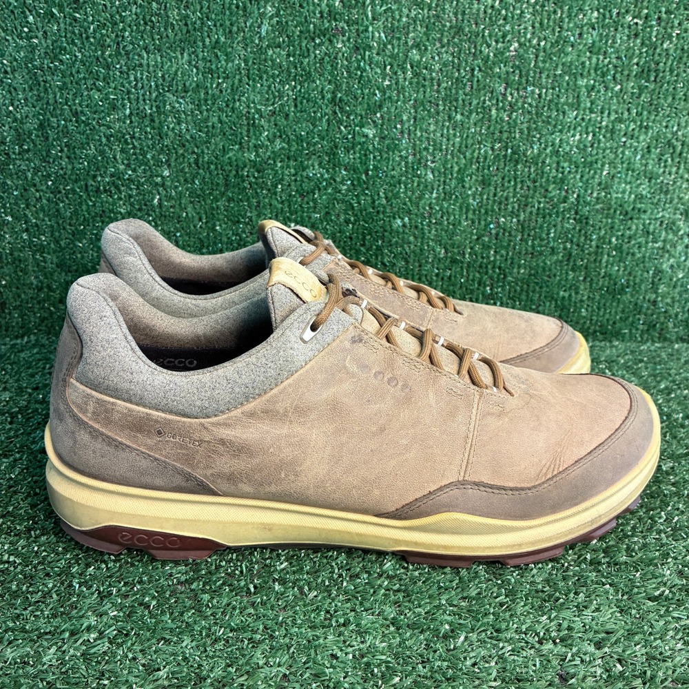 Ecco Biom Hybrid 3 Gore-Tex Waterproof Spikeless Golf Shoes Brown Mens Size 11